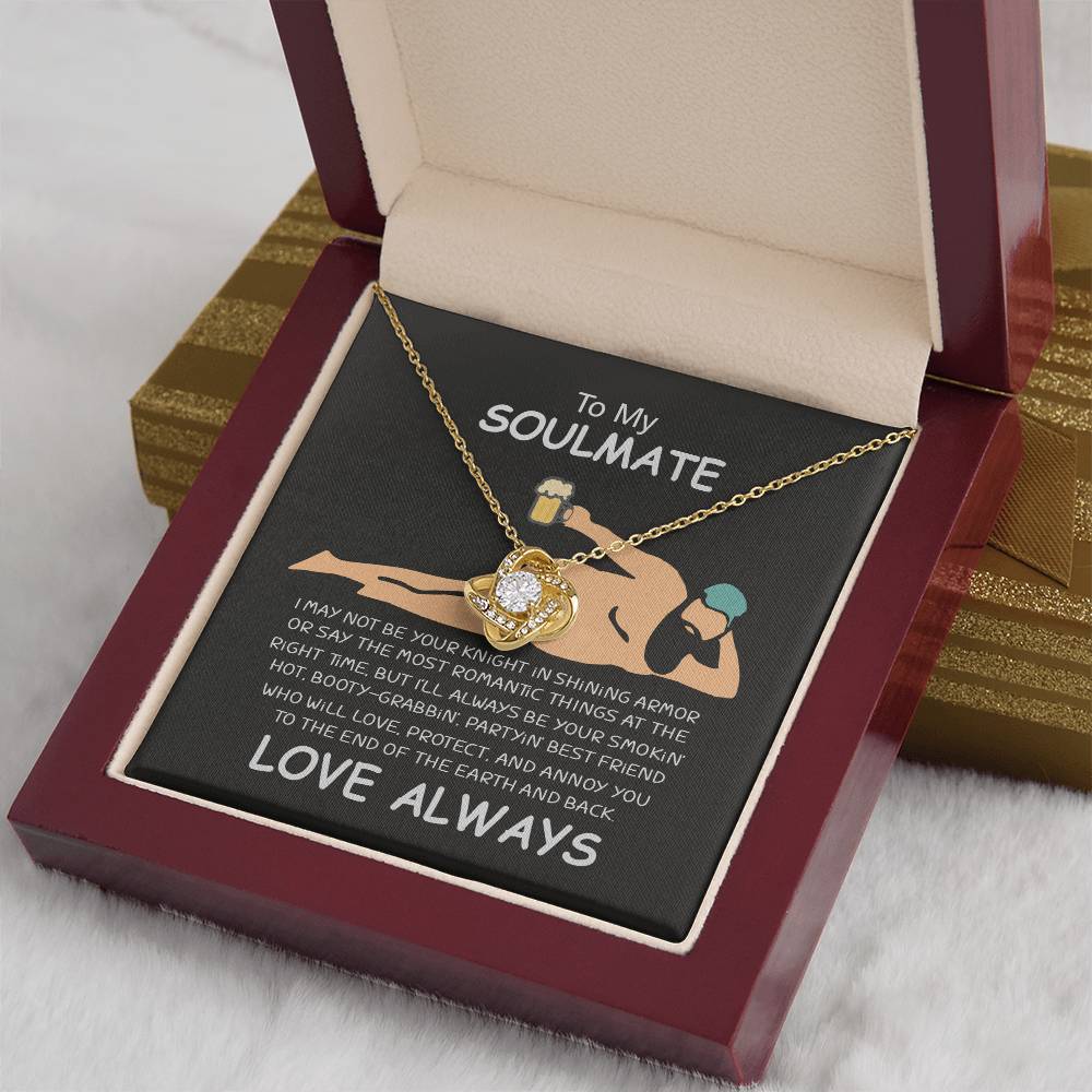 Soulmate Romantic Things - Love Knot Necklace - Valentine's Day Gift