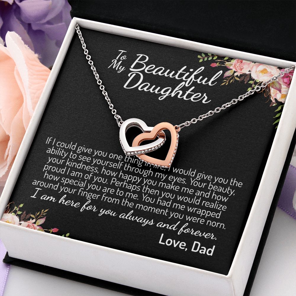 To My Beautiful Daughter | Never Forget That How Much I Love You | Gift For Daughter From Dad
