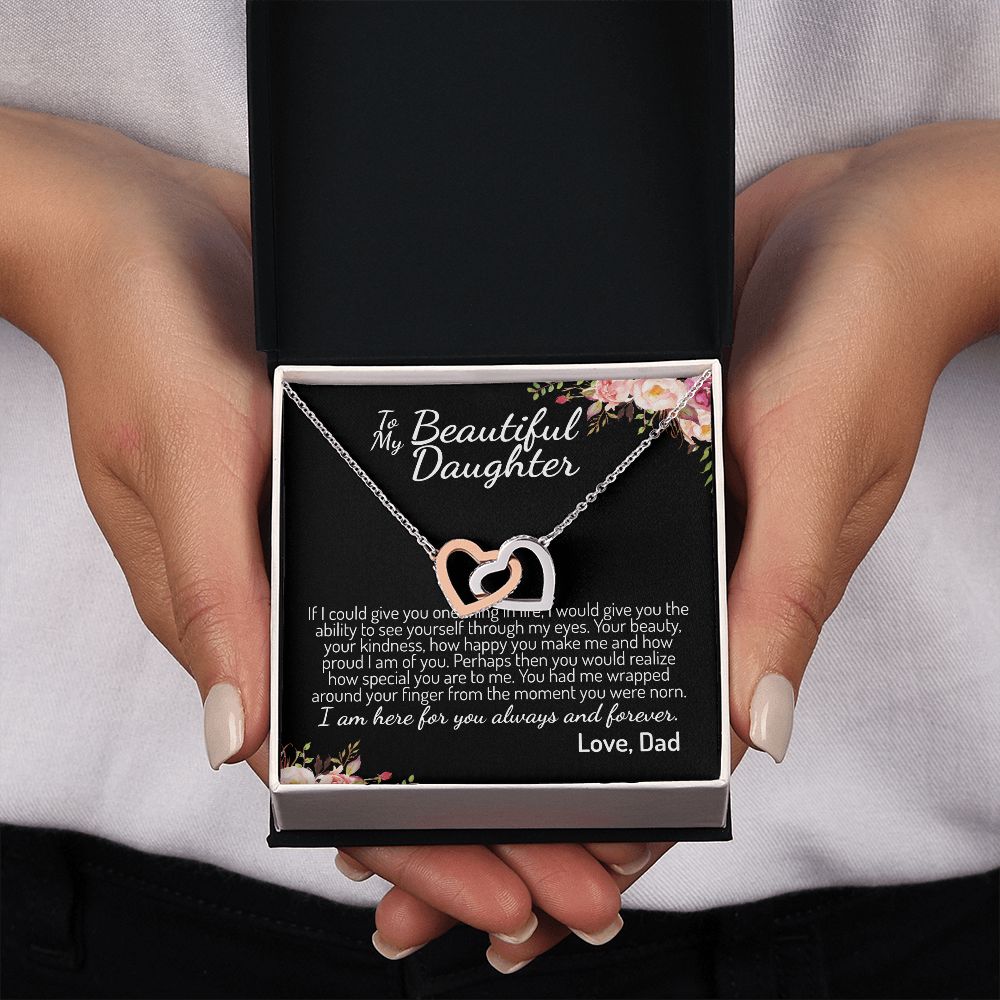 To My Beautiful Daughter | Never Forget That How Much I Love You | Gift For Daughter From Dad