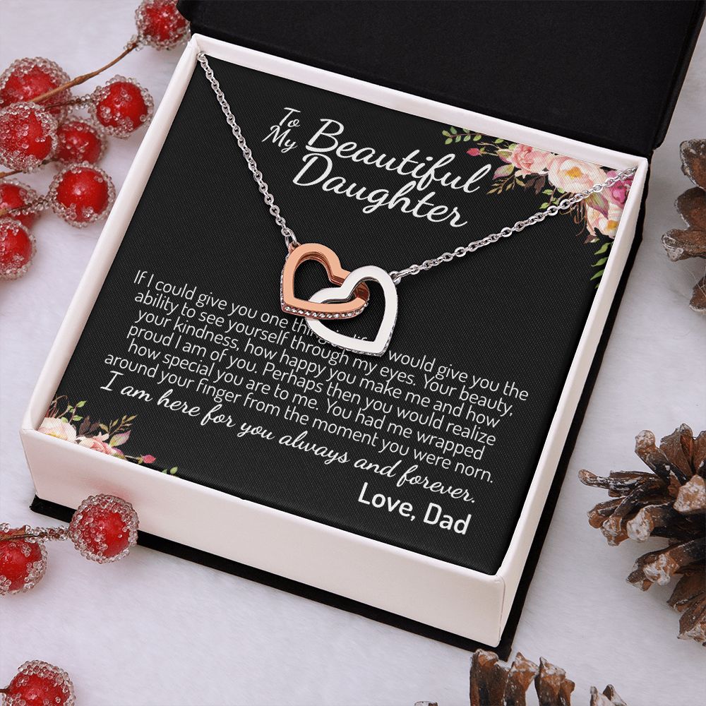 To My Beautiful Daughter | Never Forget That How Much I Love You | Gift For Daughter From Dad