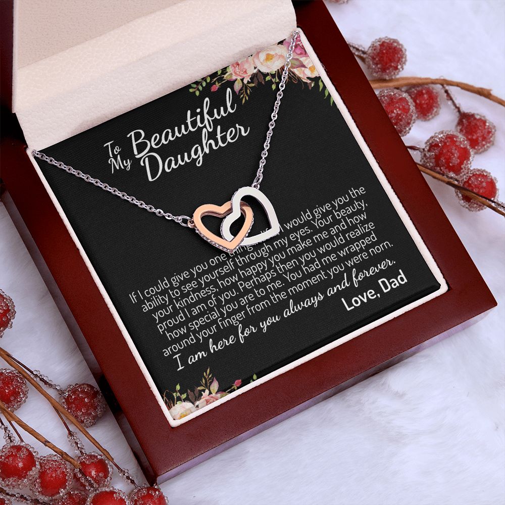 To My Beautiful Daughter | Never Forget That How Much I Love You | Gift For Daughter From Dad