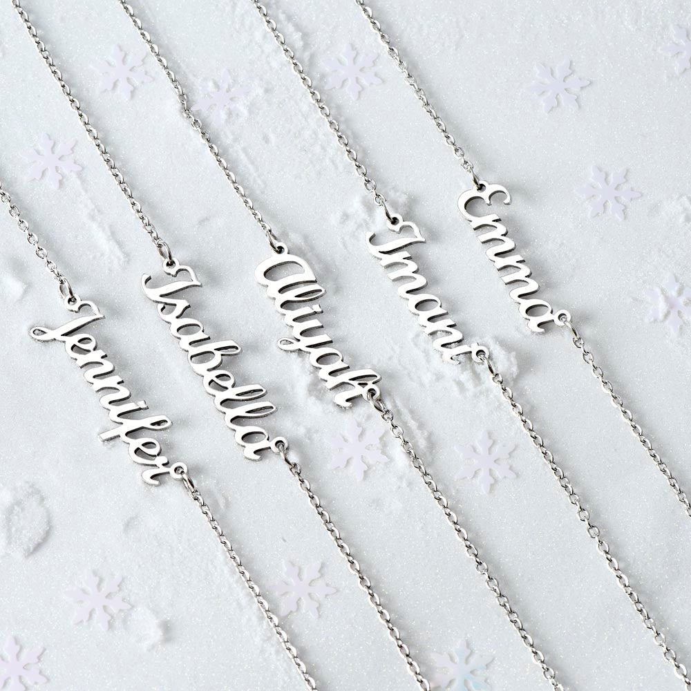 Custom Name Necklace - Anniversary Gift For Her
