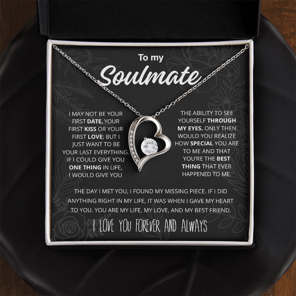 Soulmate My Life My Love & My Best Friend - Forever Love Necklace