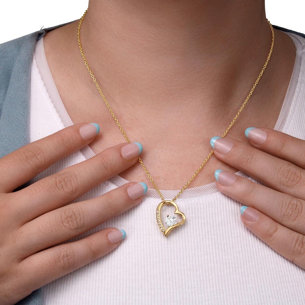 Daughter Proudest Moment, Forever Love Necklace, Gift For Daughter From Dad
